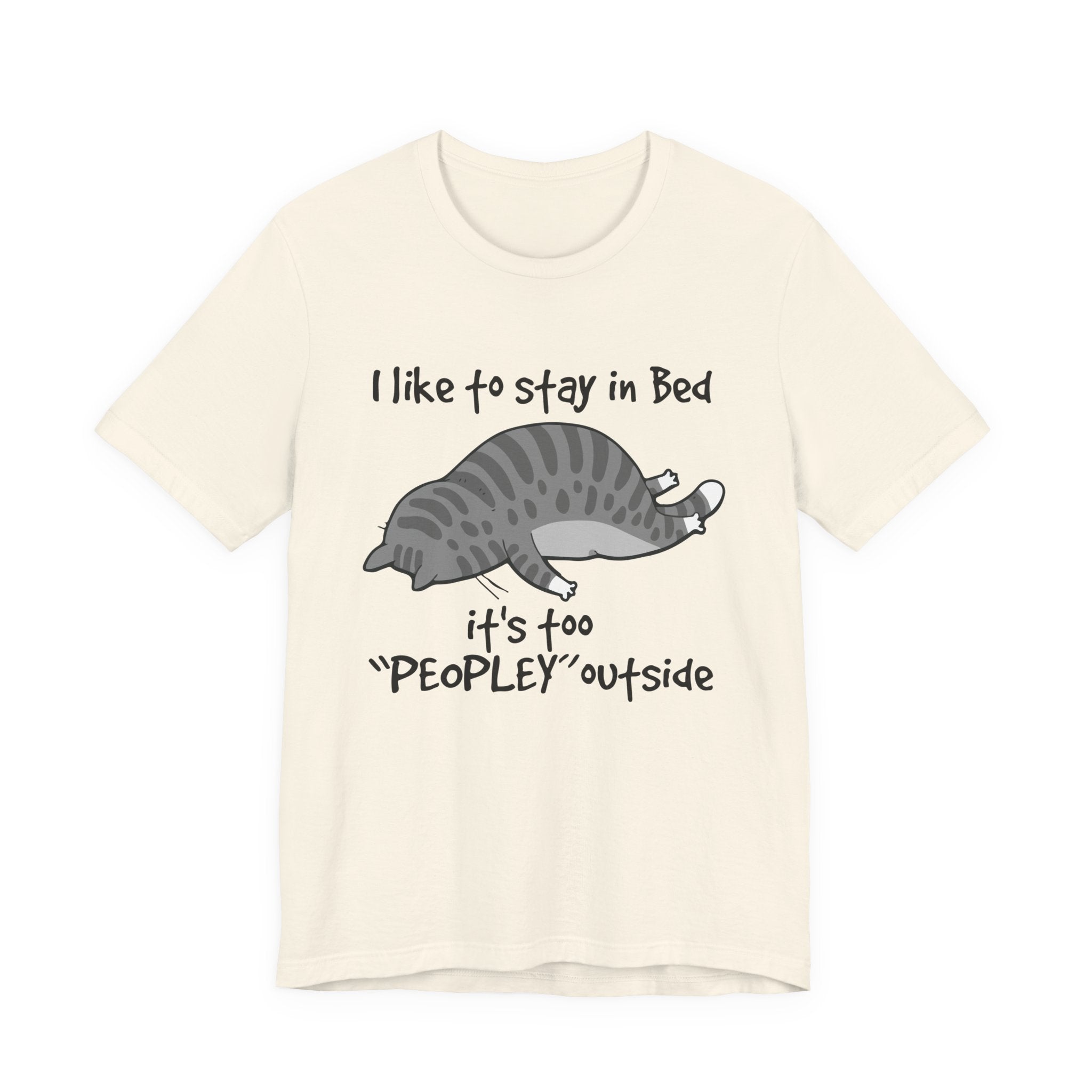 Too "PEOPLEY" Outside T-Shirt | Introvert Cat Lover Gift