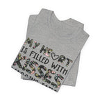 My Heart Filled With Kisses Wagging Tails T-Shirt | Dog Lover Gift