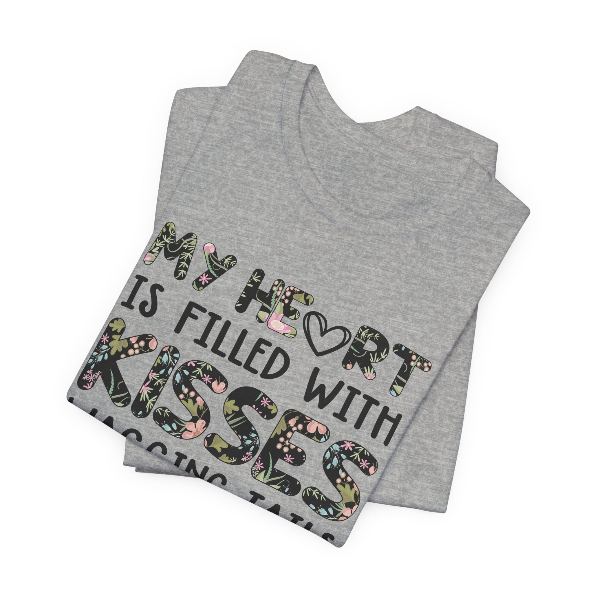 My Heart Filled With Kisses Wagging Tails T-Shirt | Dog Lover Gift