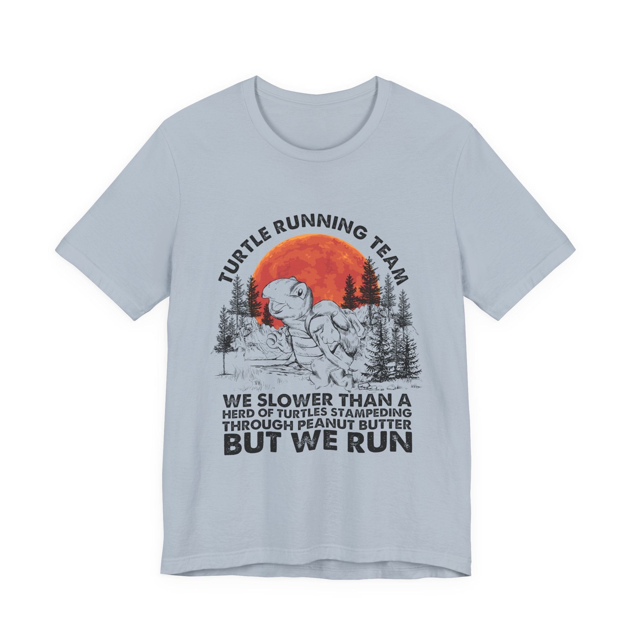 Turtle Running Team T-Shirt | Funny Outdoor Runner Gift