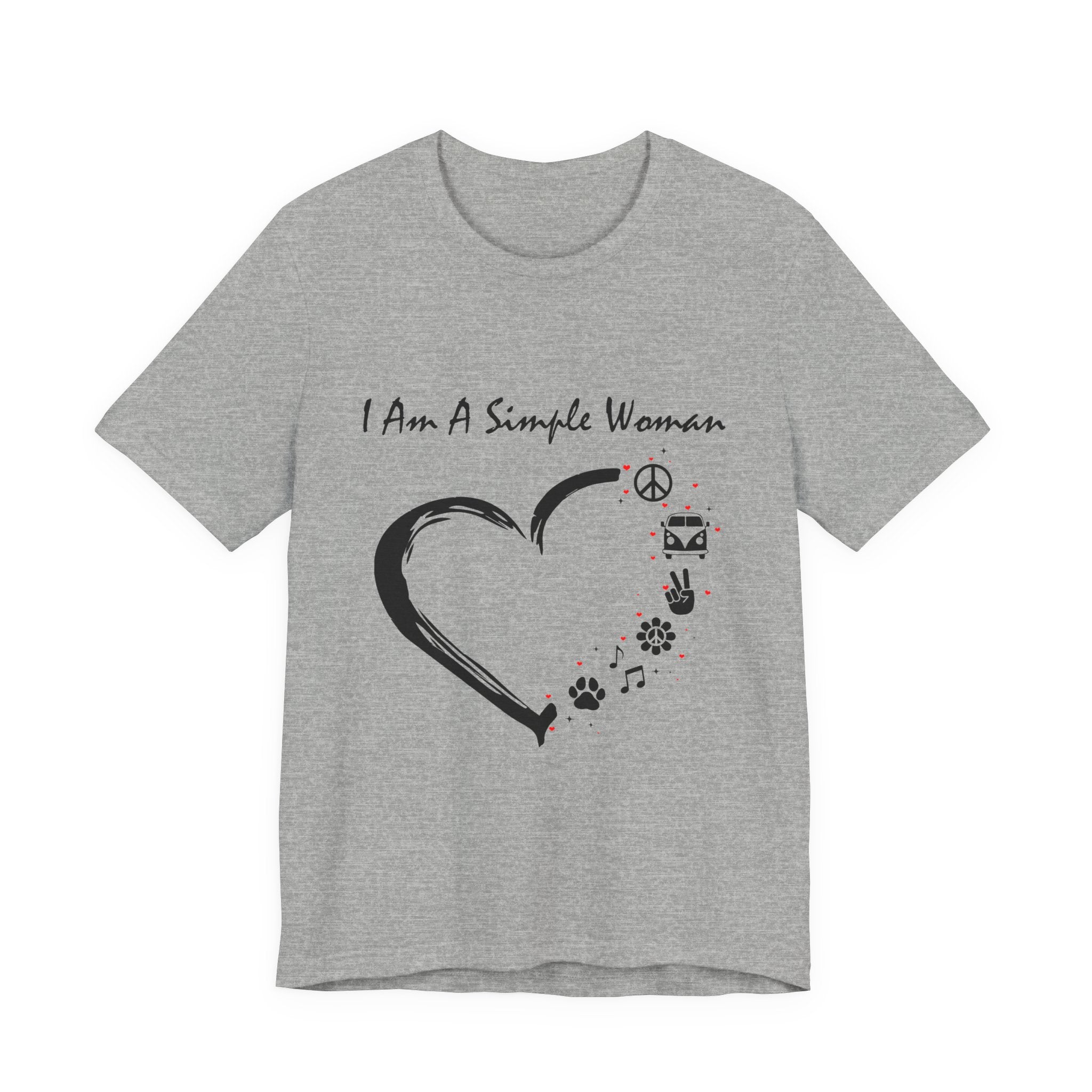 I Am A Simple Woman T-Shirt | Camping Life Gift