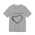 I Am A Simple Woman Peace Love Dog T-Shirt | Dog Mom Gift