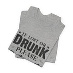 Lost Or Drunk Camping Tee | Campfire Party Gift