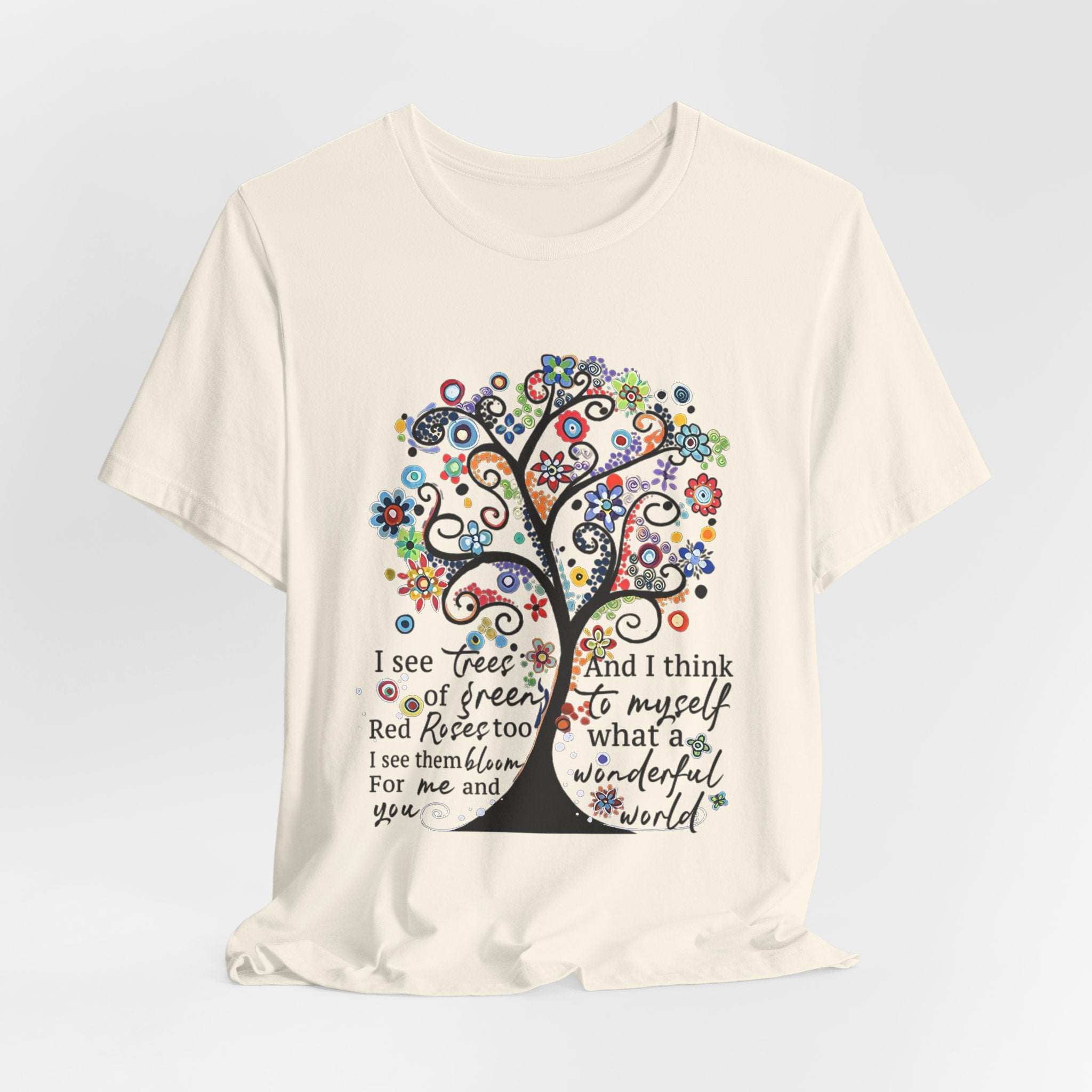 What a Wonderful World T-Shirt | Hippie Soul Gift