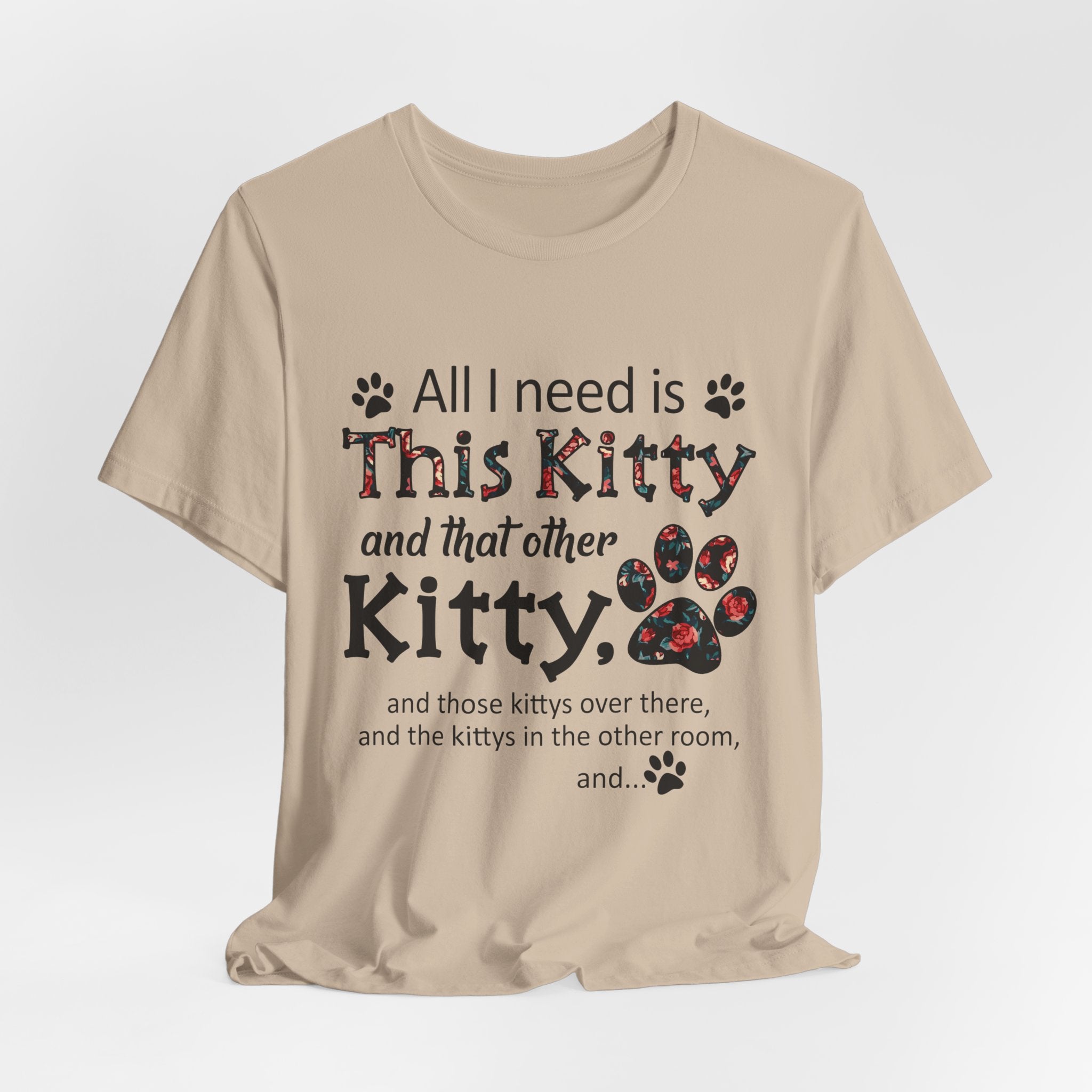 All I Need Is This Kitty T-Shirt | Crazy Cat Lover Gift