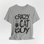 Crazy Cat Guy T-Shirt | Funny Cat Dad Gift