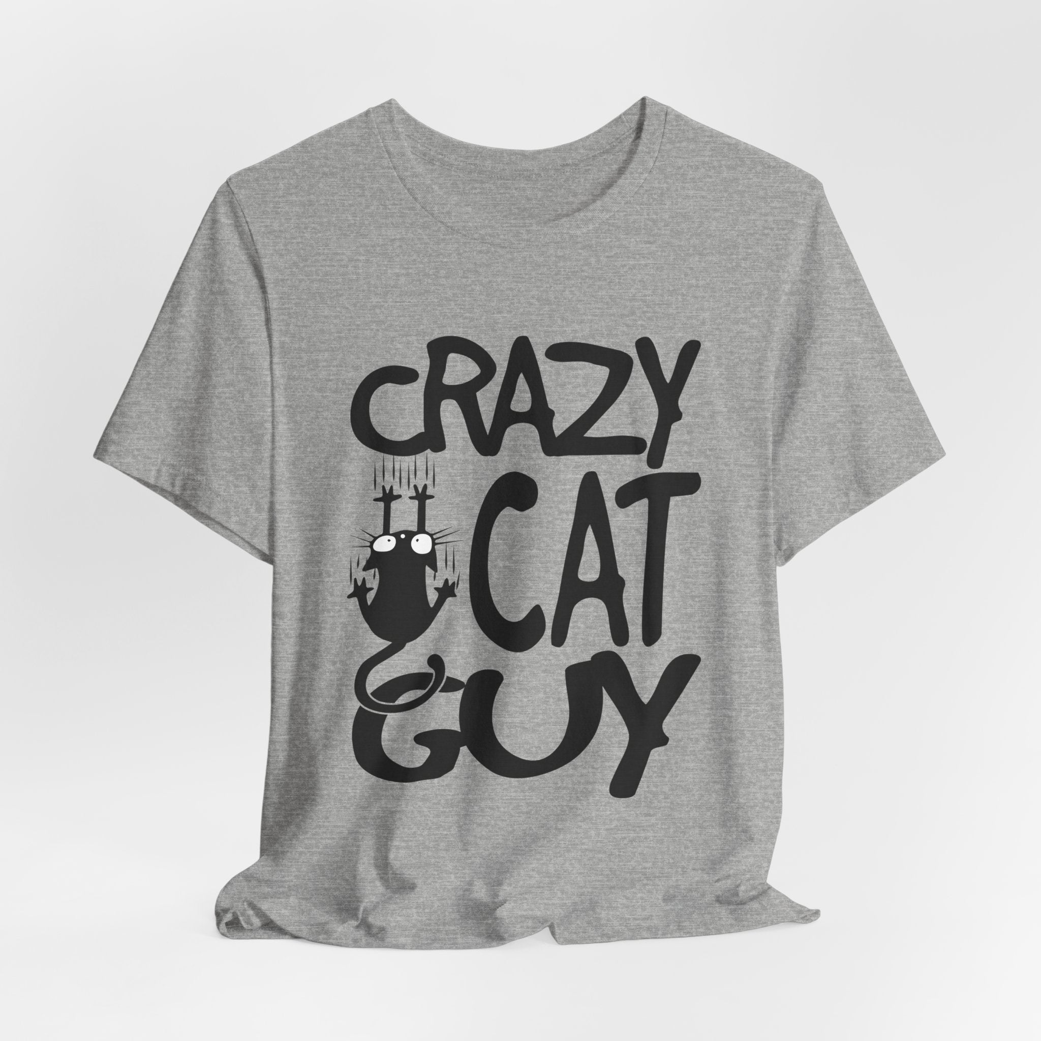 Crazy Cat Guy T-Shirt | Funny Cat Dad Gift