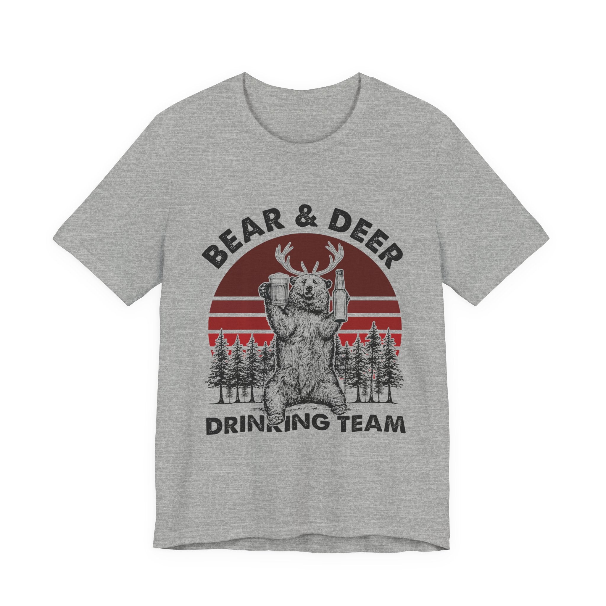 Bear & Deer Drinking Team T-Shirt | Campers Gift