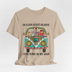 On A Dark Desert Highway T-Shirt | Hippie Cat Lover Gift