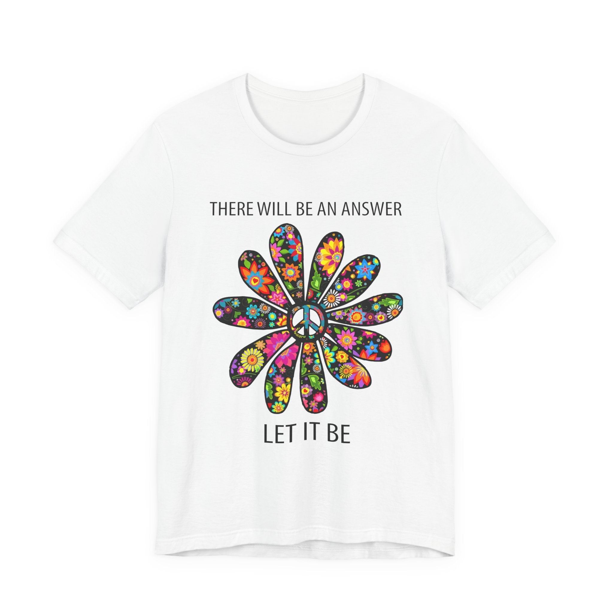 "Let It Be" Peace Flower T-Shirt | Hippie Soul Gift