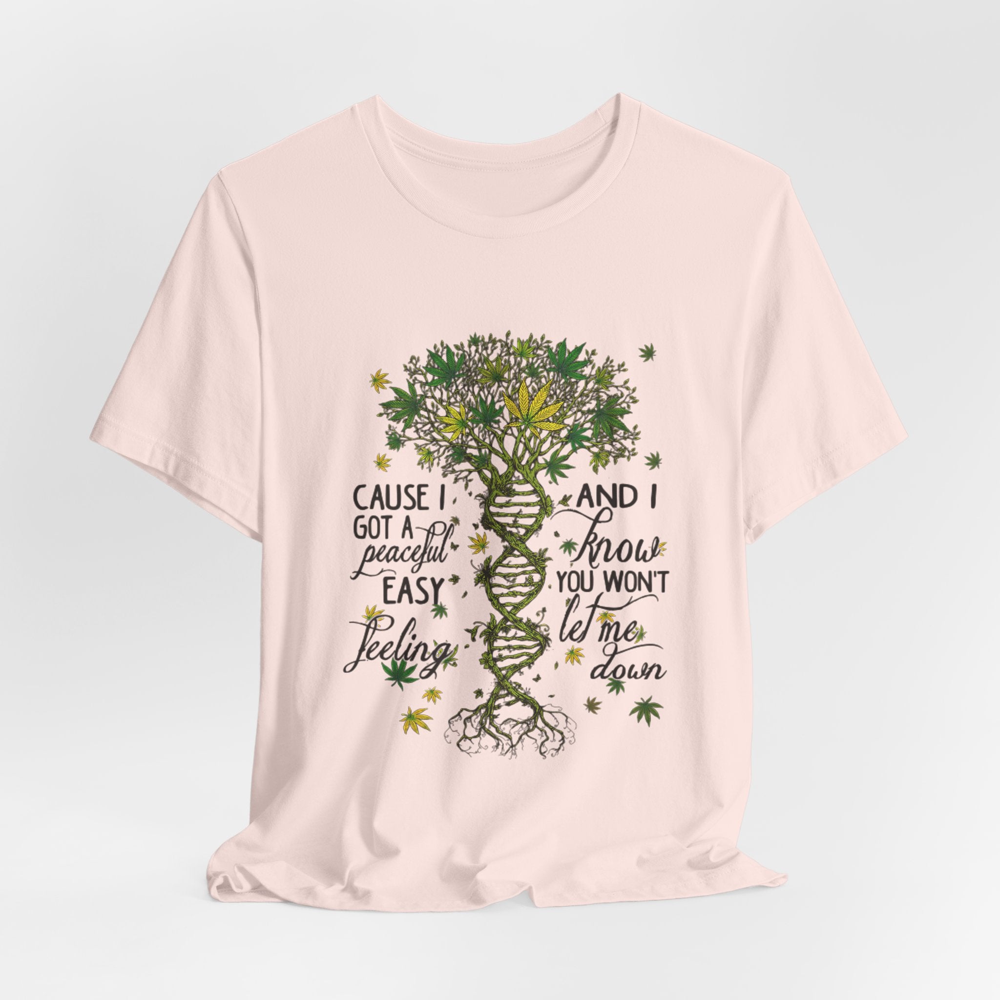 Peaceful Easy Feeling T-Shirt | Hippie Soul Cannabis DNA Gift