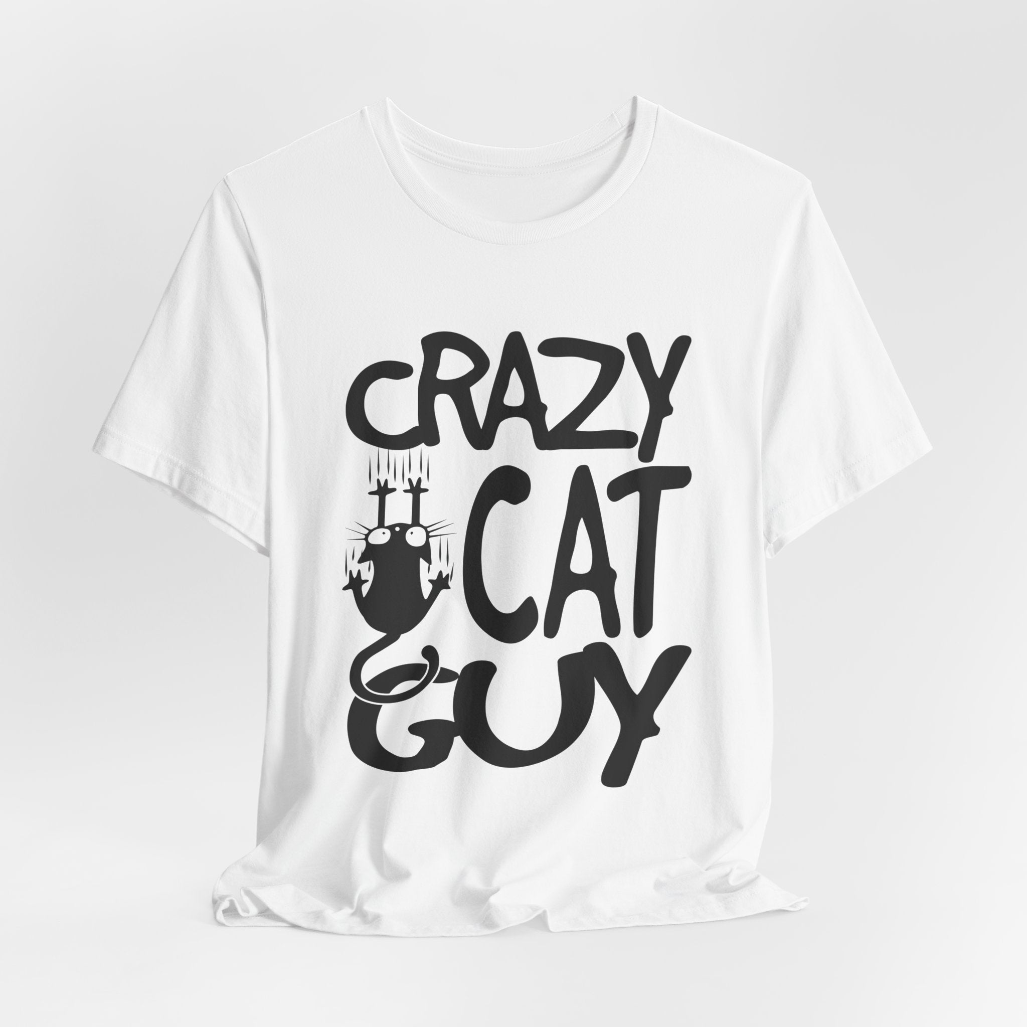 Crazy Cat Guy T-Shirt | Funny Cat Dad Gift