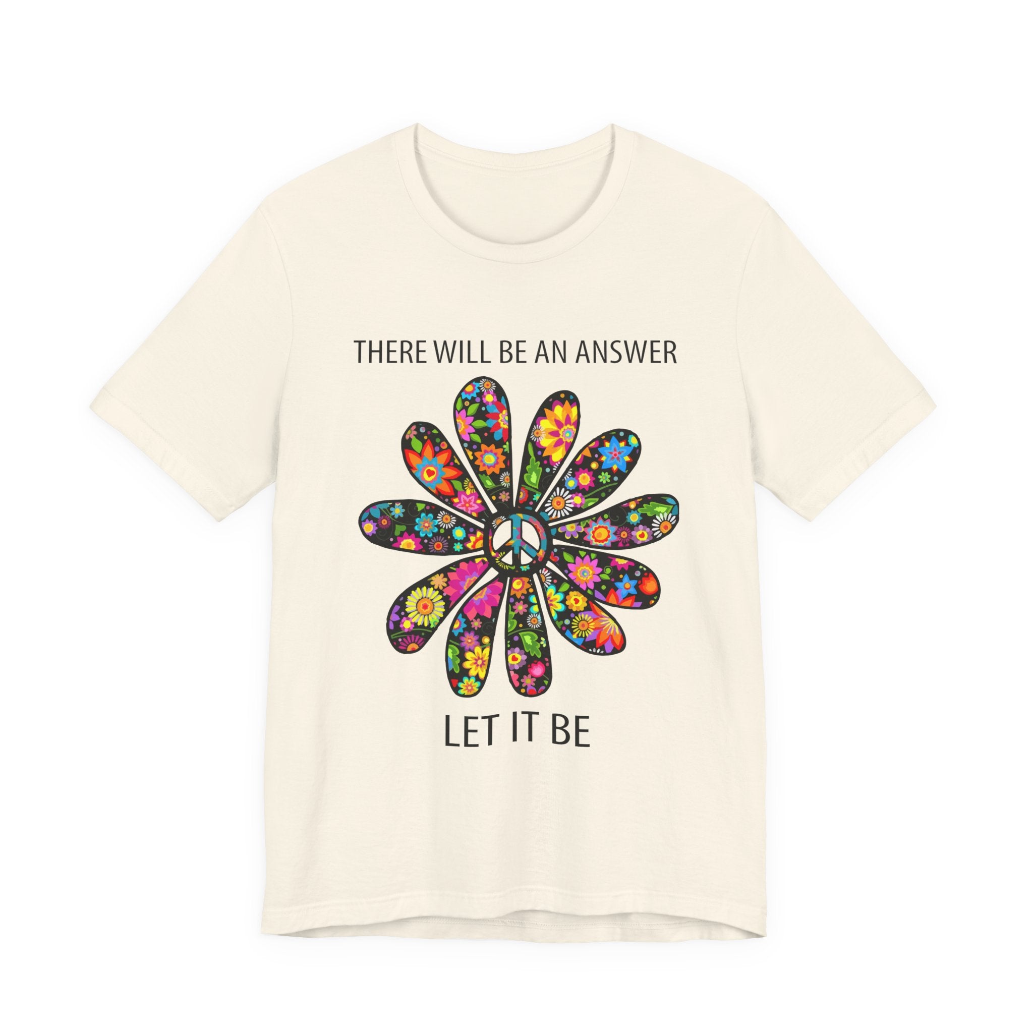 "Let It Be" Peace Flower T-Shirt | Hippie Soul Gift