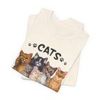 Cats Make Me Happy Humans Make My Head Hurt T-Shirt | Cat Lover Gift