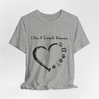 I Am A Simple Woman T-Shirt | Camping Life Gift