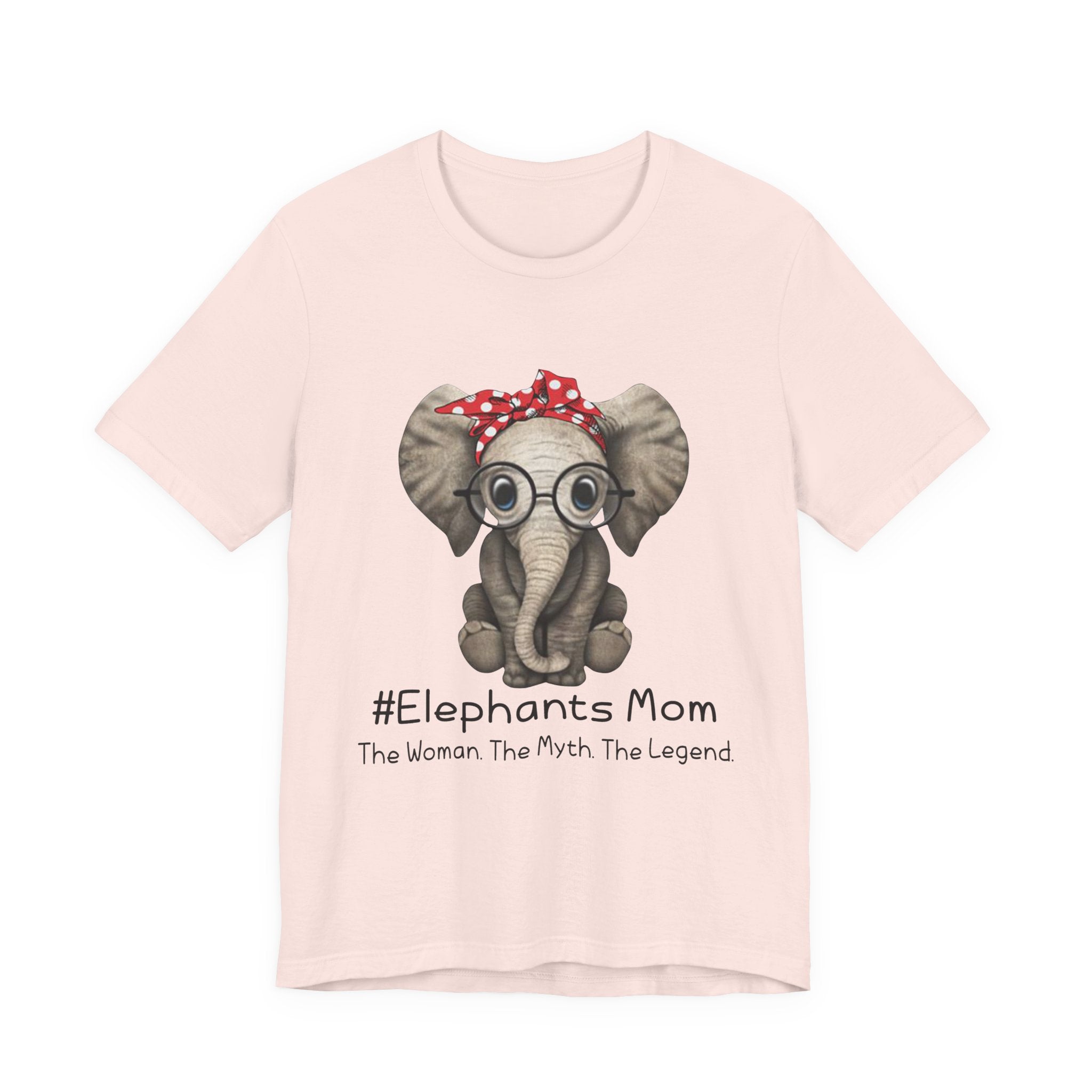 Elephants Mom The Legend T-Shirt | Elephant Lover Gift for Women
