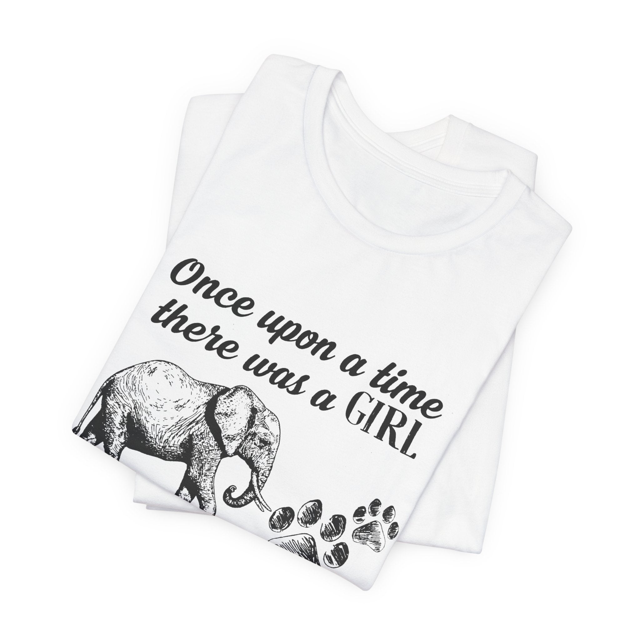 Once Upon A Time Elephant T-Shirt | Elephant Lover Gift