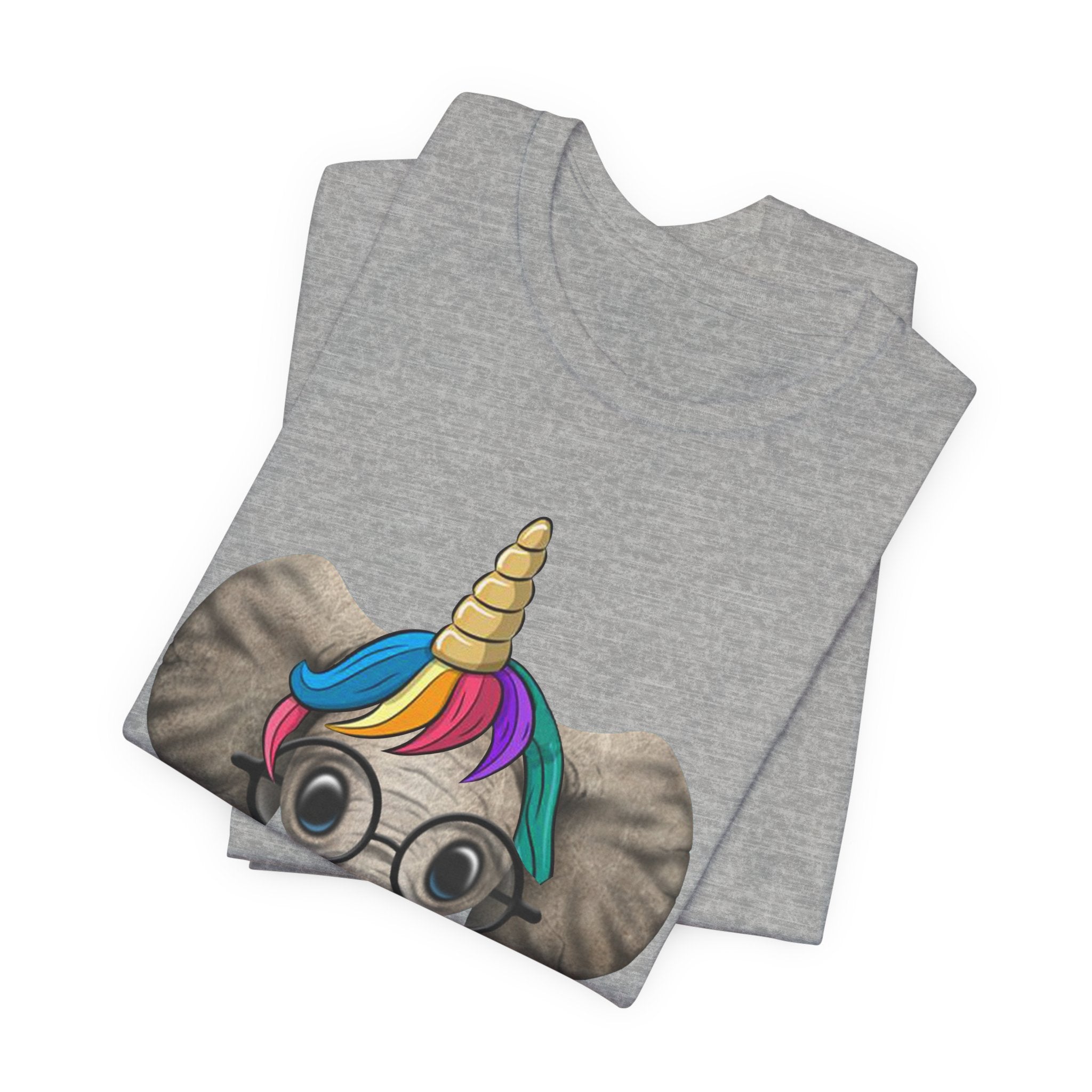 Cute Unicorn Elephant T-Shirt | Elephant Lover Gift