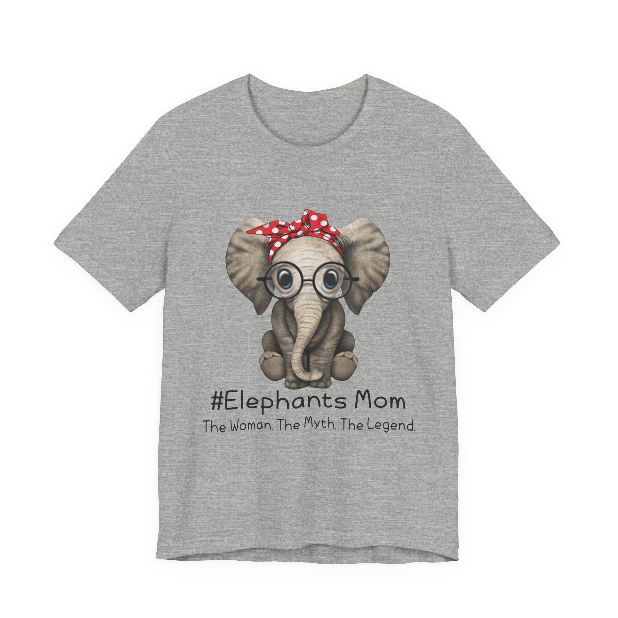 Elephants Mom The Legend T-Shirt | Elephant Lover Gift for Women