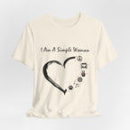 I Am A Simple Woman T-Shirt | Camping Life Gift