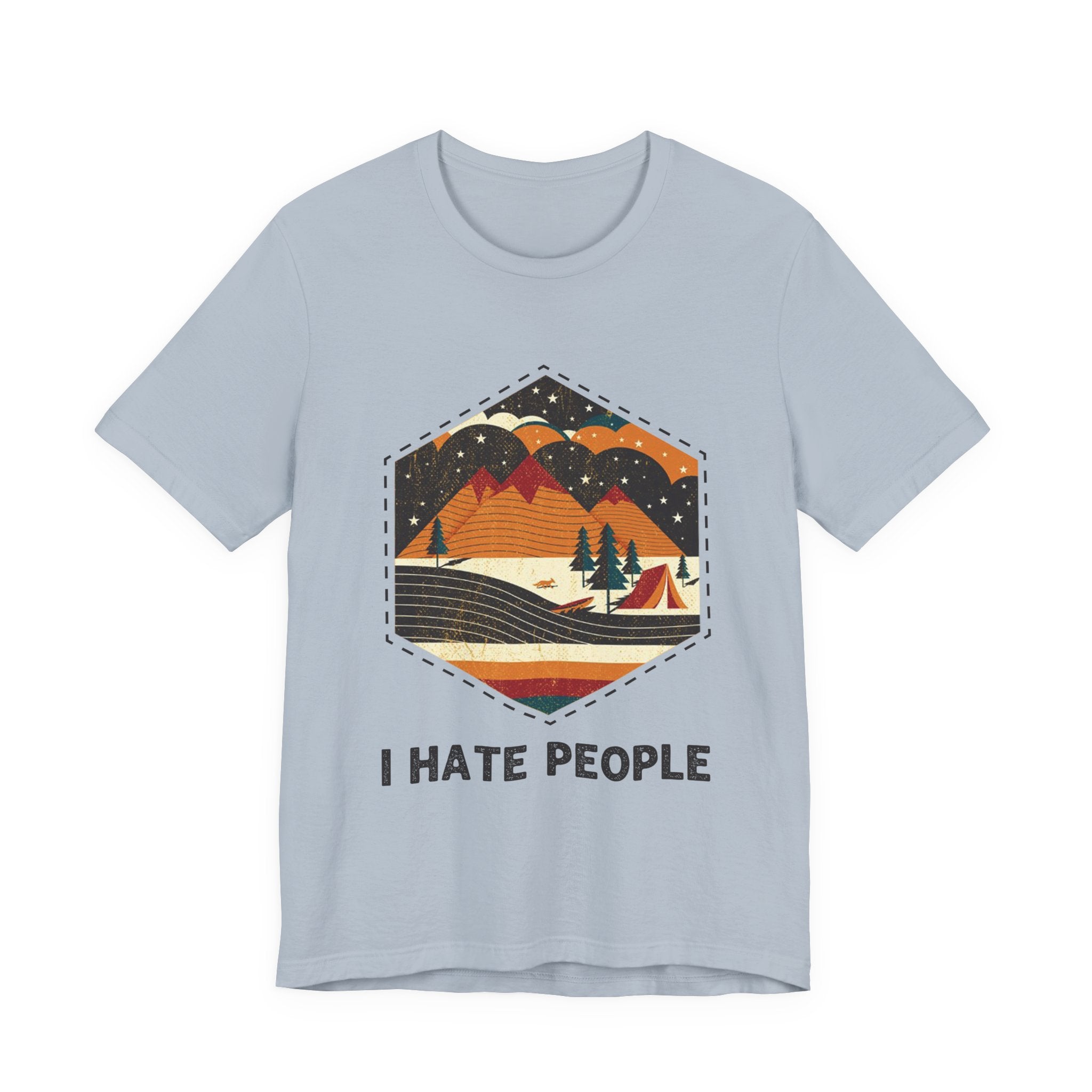 I Hate People T-Shirt | Introverted Camper Gift