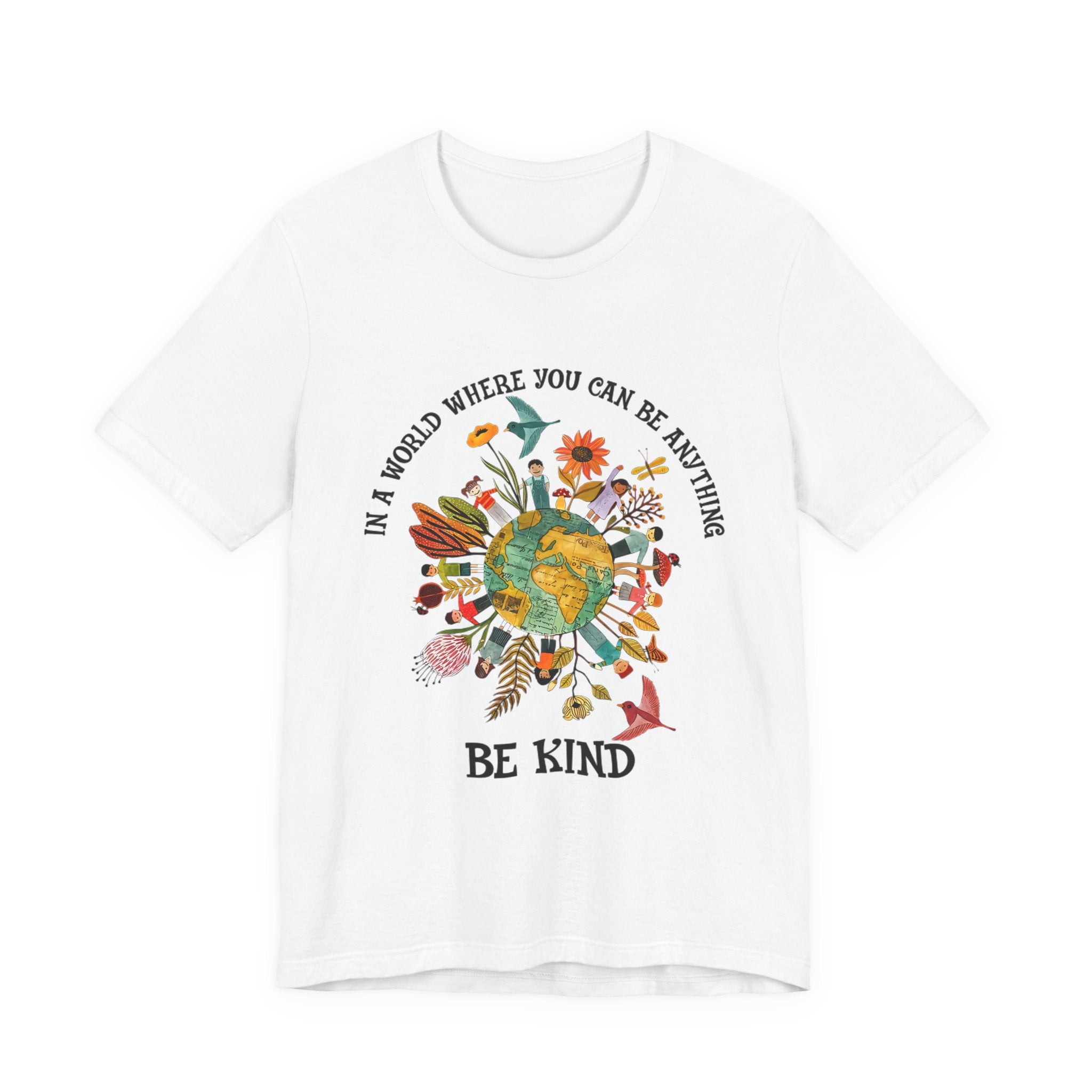In A World Be Kind T-Shirt | Hippie Soul Gift