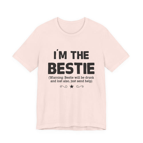 Campfire Bestie T-Shirt | Funny Drunk & Lost Camping Gift