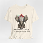 Elephants Mom The Legend T-Shirt | Elephant Lover Gift for Women