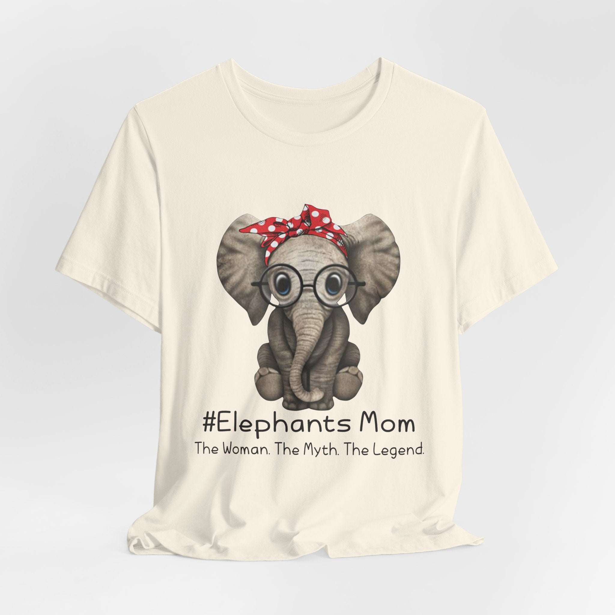 Elephants Mom The Legend T-Shirt | Elephant Lover Gift for Women