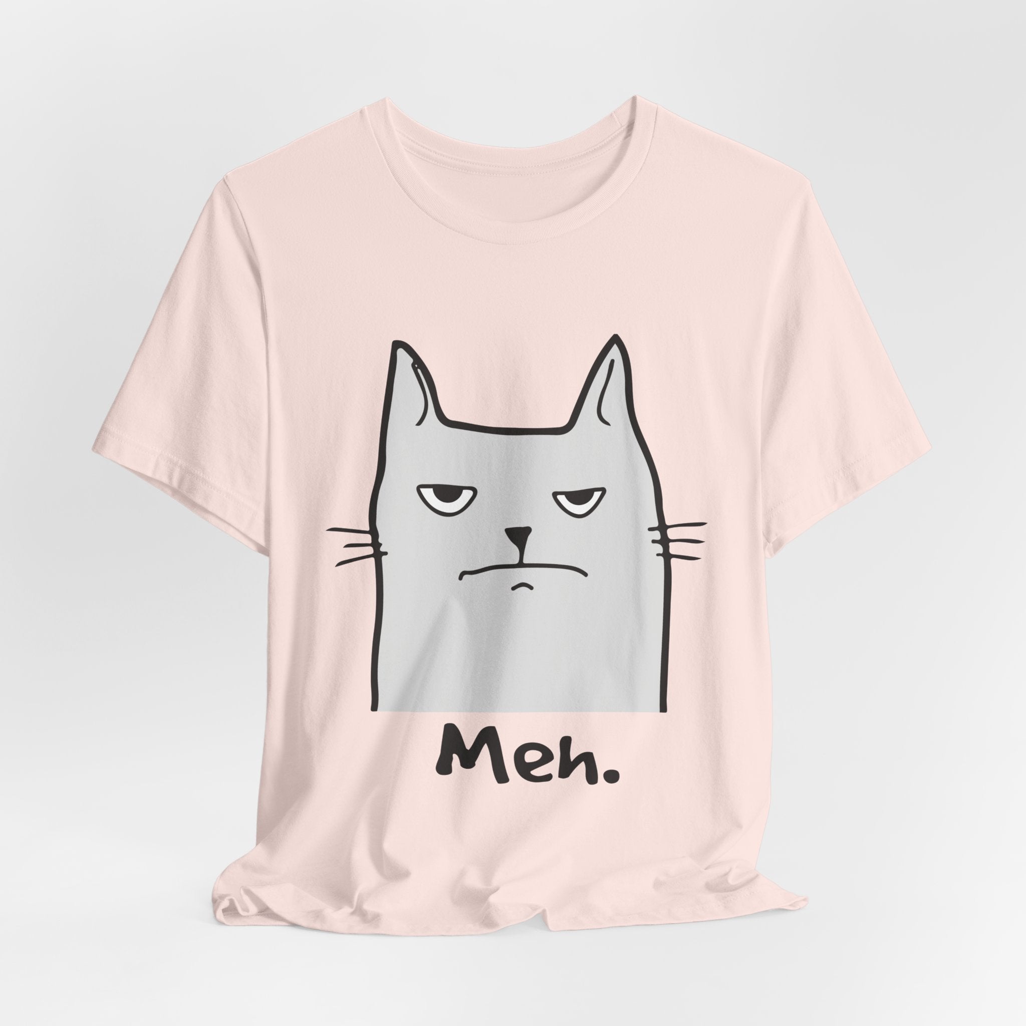 Meh. Grumpy Cat T-Shirt | Funny Cat Lover Gift