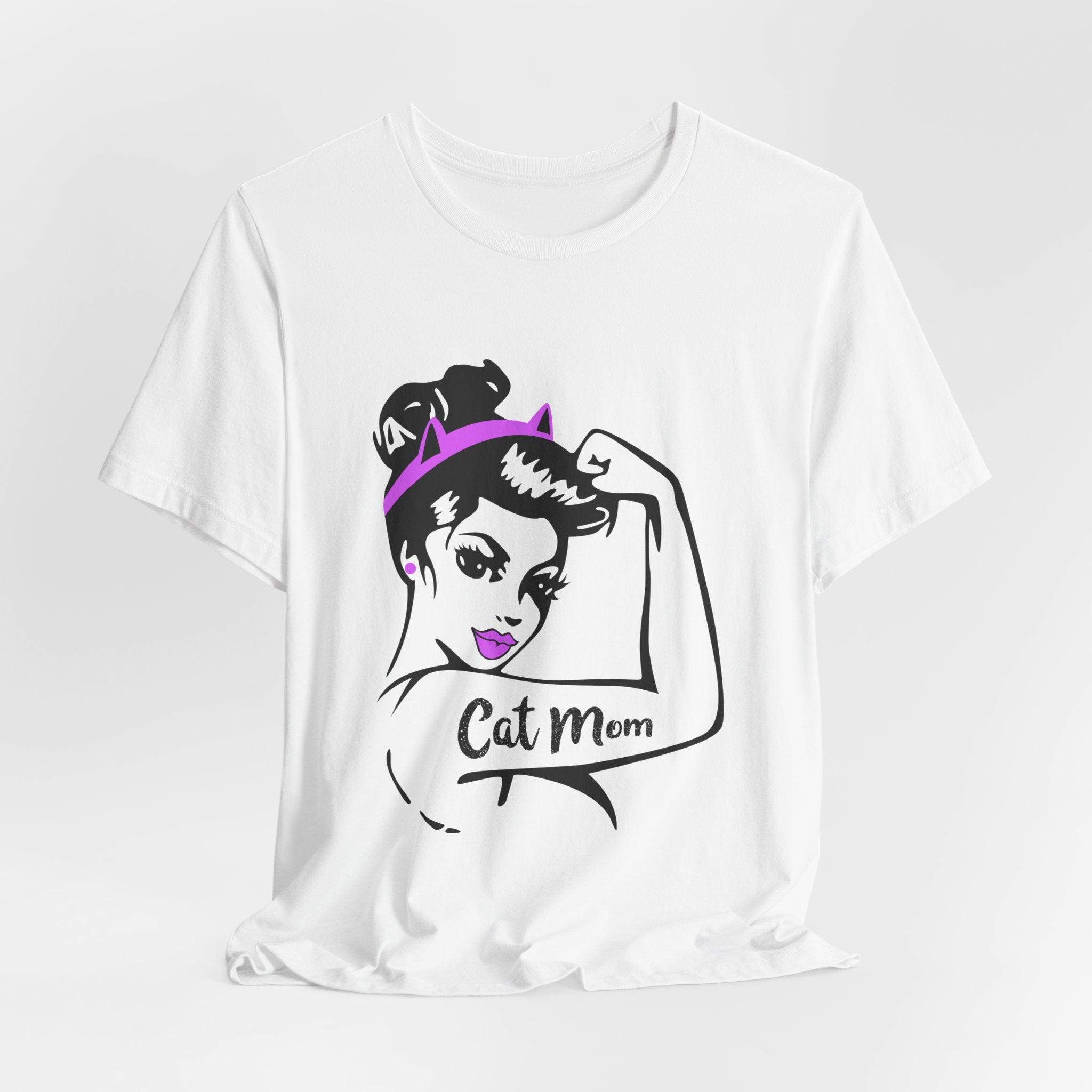 Cat Mom Rosie T-Shirt | Empowered Cat Mom Gift