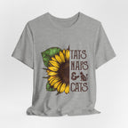 Sunflower TAIS NAPS & CAIS Tee | Cat Lover Gift