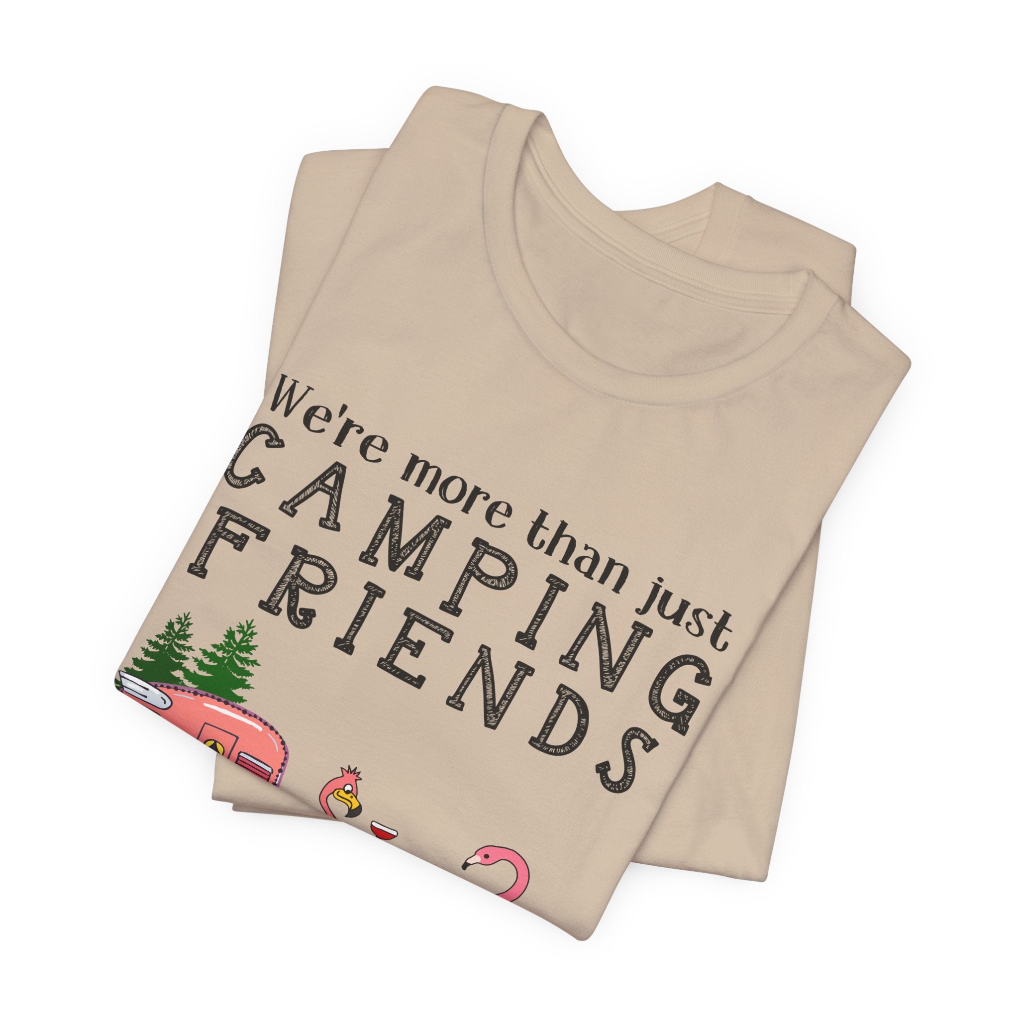 Camping Friends Small Gang T-Shirt | RV Camper Group Gift