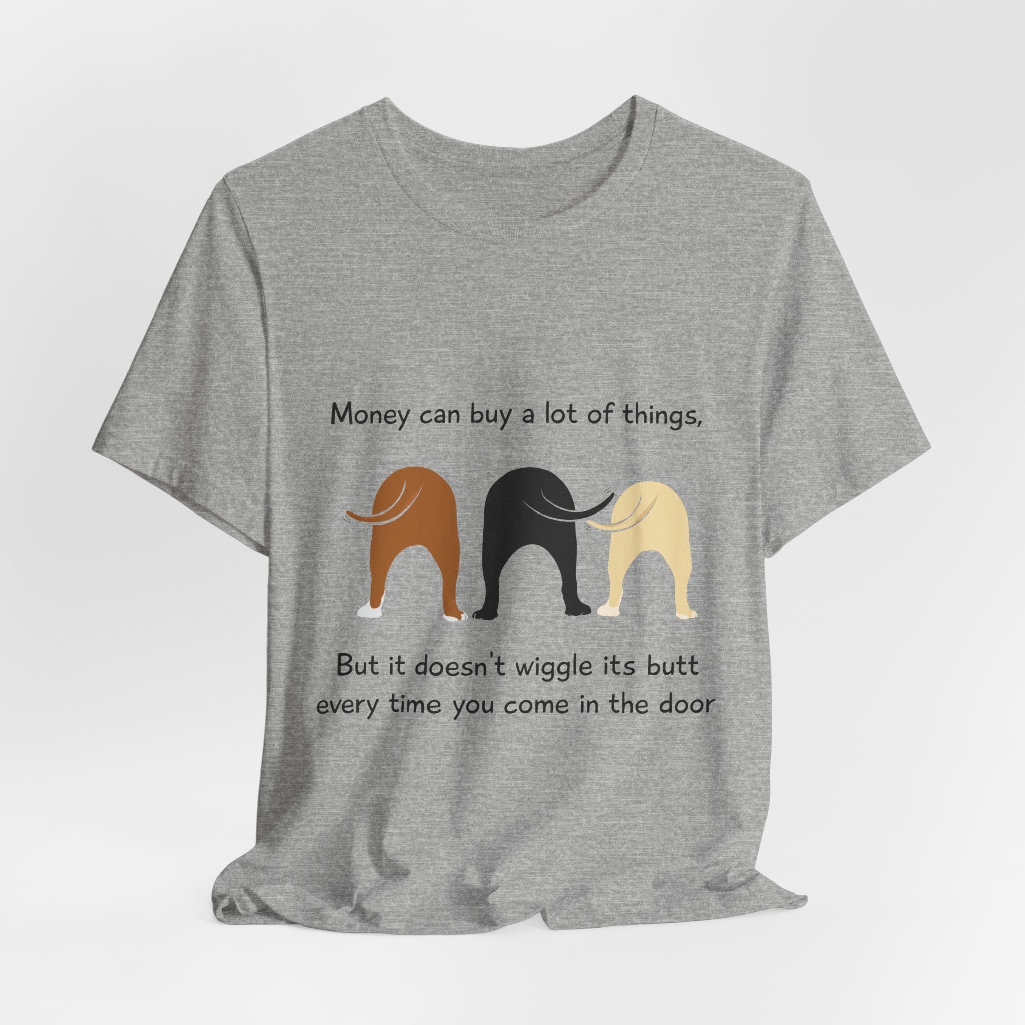 Wiggle Butt Dog Greeting T-Shirt | Dog Lover Gift
