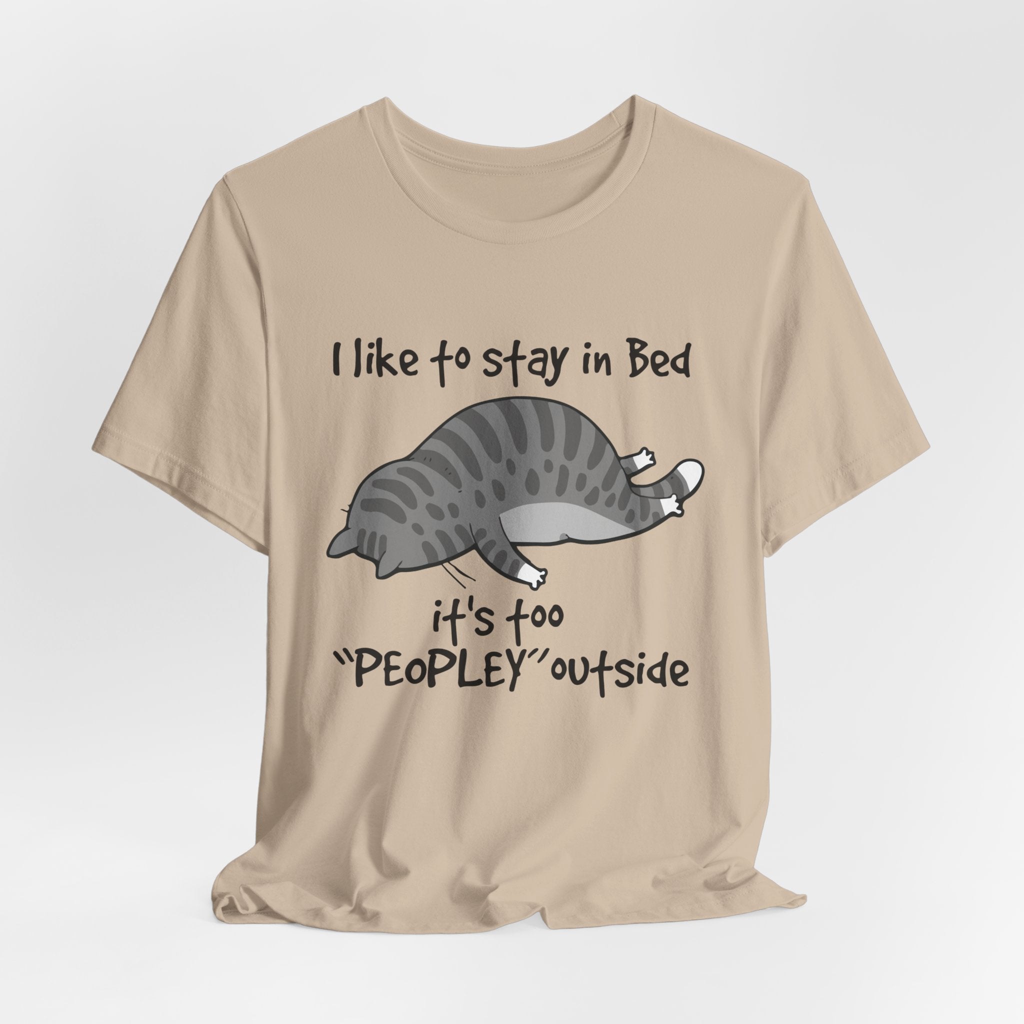 Too "PEOPLEY" Outside T-Shirt | Introvert Cat Lover Gift