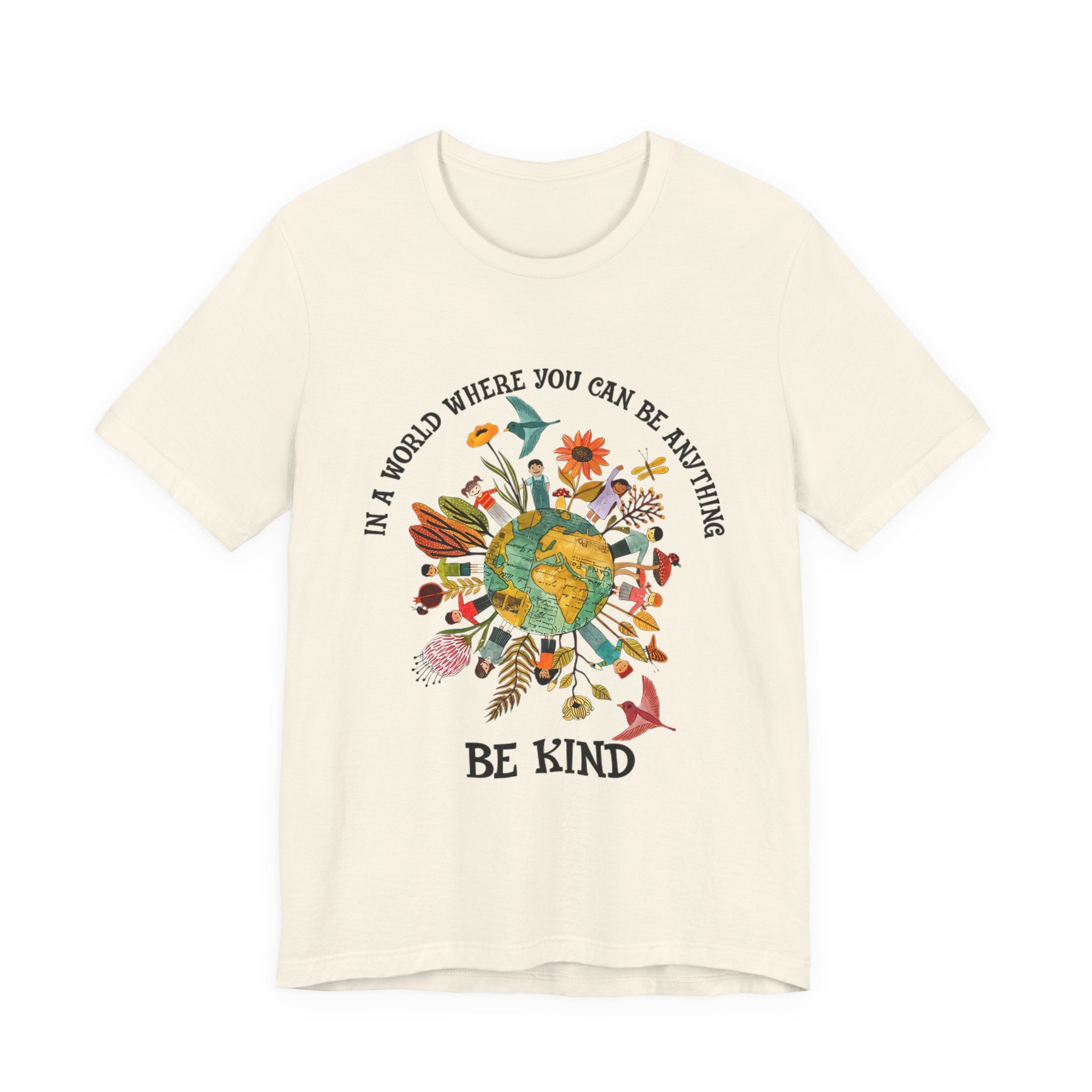 In A World Be Kind T-Shirt | Hippie Soul Gift