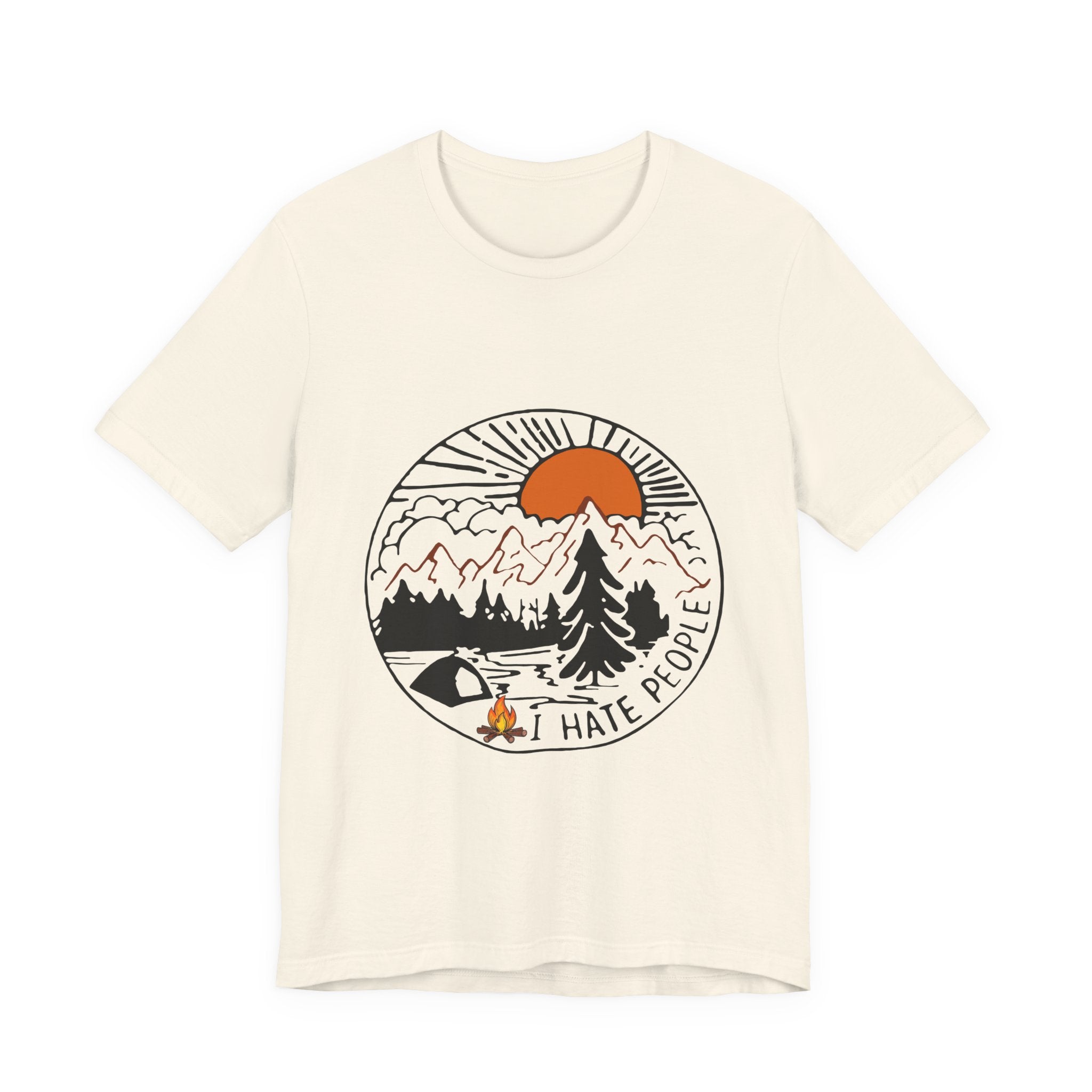 I HATE PEOPLE T-Shirt | Introverted Camper Gift