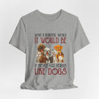Hearts Like Dogs T-Shirt | Dog Lover Owner Gift