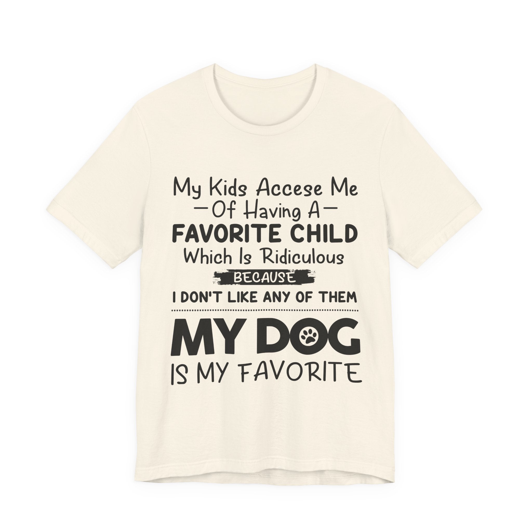 Dog Mom Est. T-Shirt | Cute Gift for New Dog Owners
