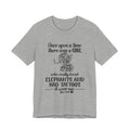 Girl Who Loved Elephants & Tattoos T-Shirt | Tattoo Lover Gift