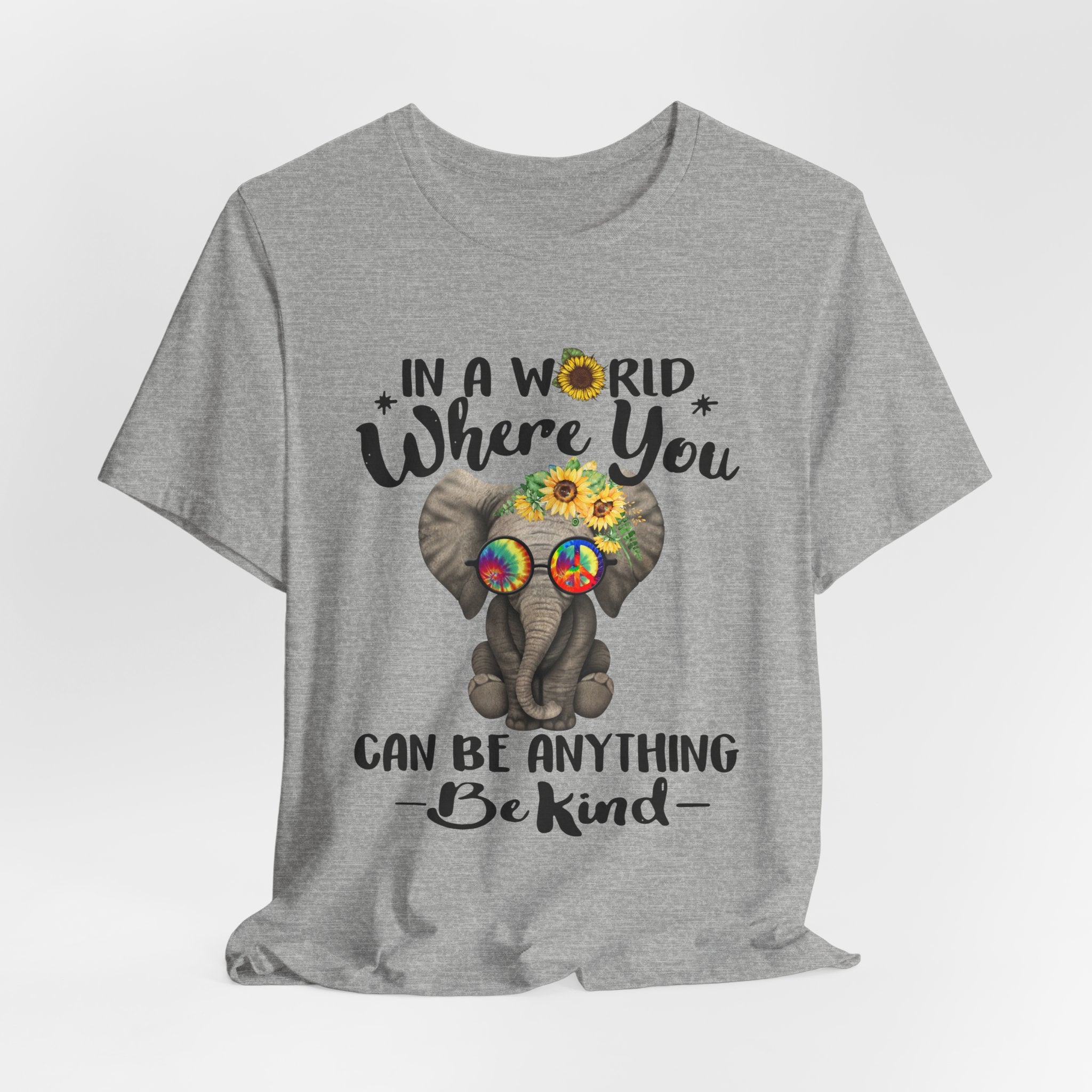 Be Kind Elephant T-Shirt | Hippie Soul Peace Lover Gift