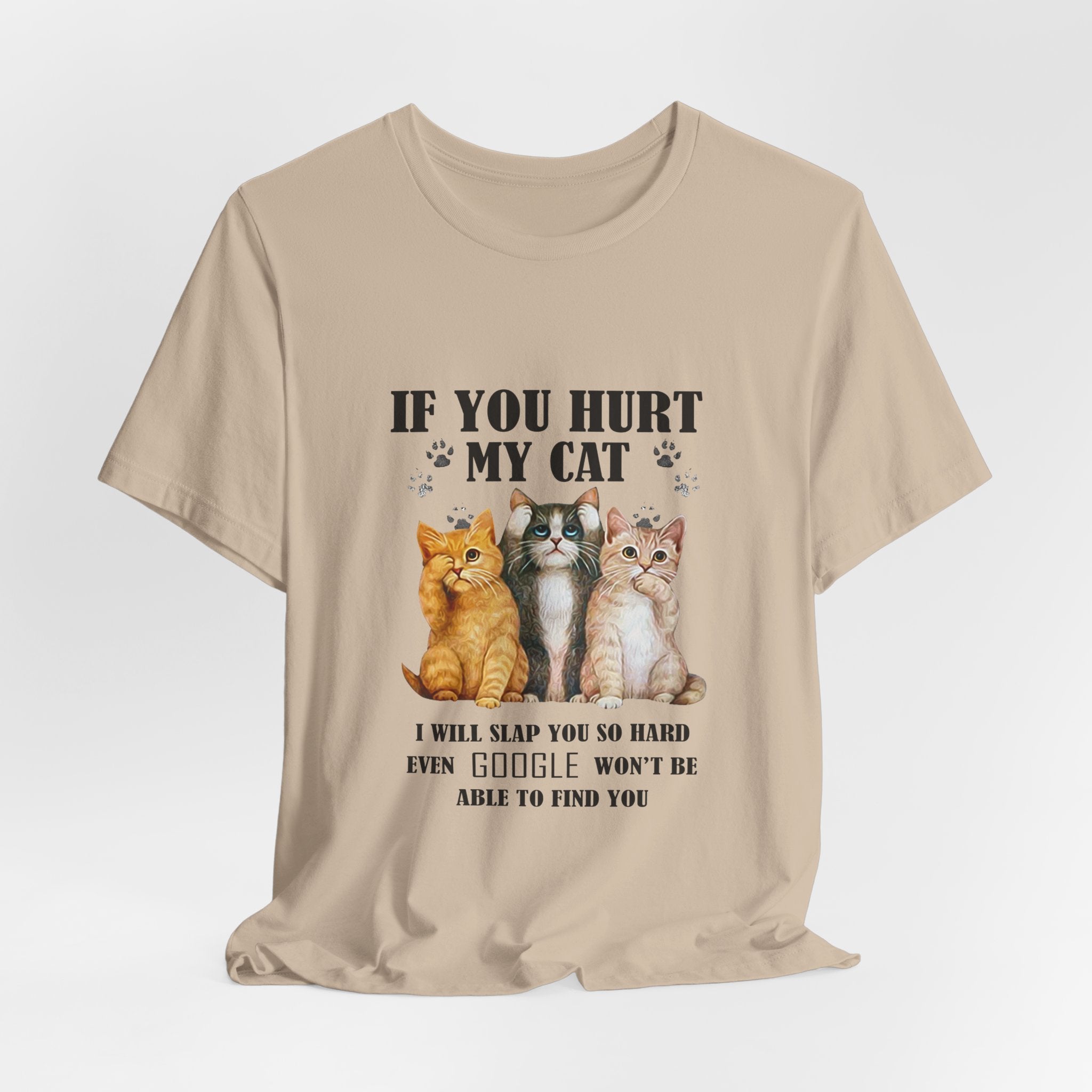 If You Hurt My Cat T-Shirt | Protective Cat Lover Gift