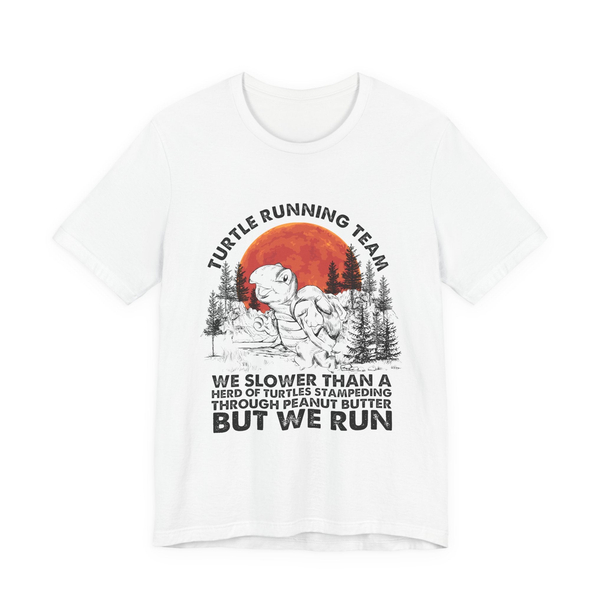 Turtle Running Team T-Shirt | Funny Outdoor Runner Gift